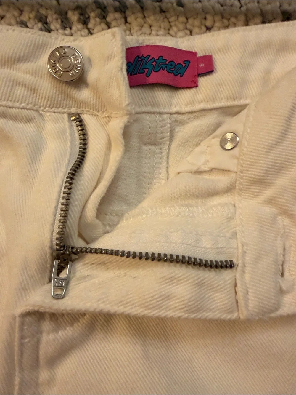 Edikted white denim